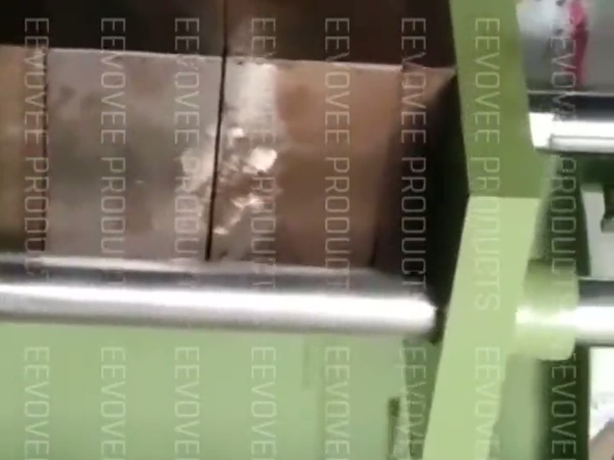 Video of the blow-molding machine forming play balls on the EEVOVEE production floor