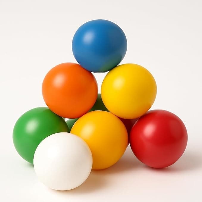 Kids play ball, front view